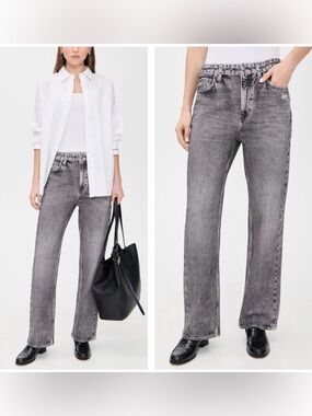Rag & Bone Miramar Shea Relaxed Straight Cotton Terry Sweatpant Jeans Size 26